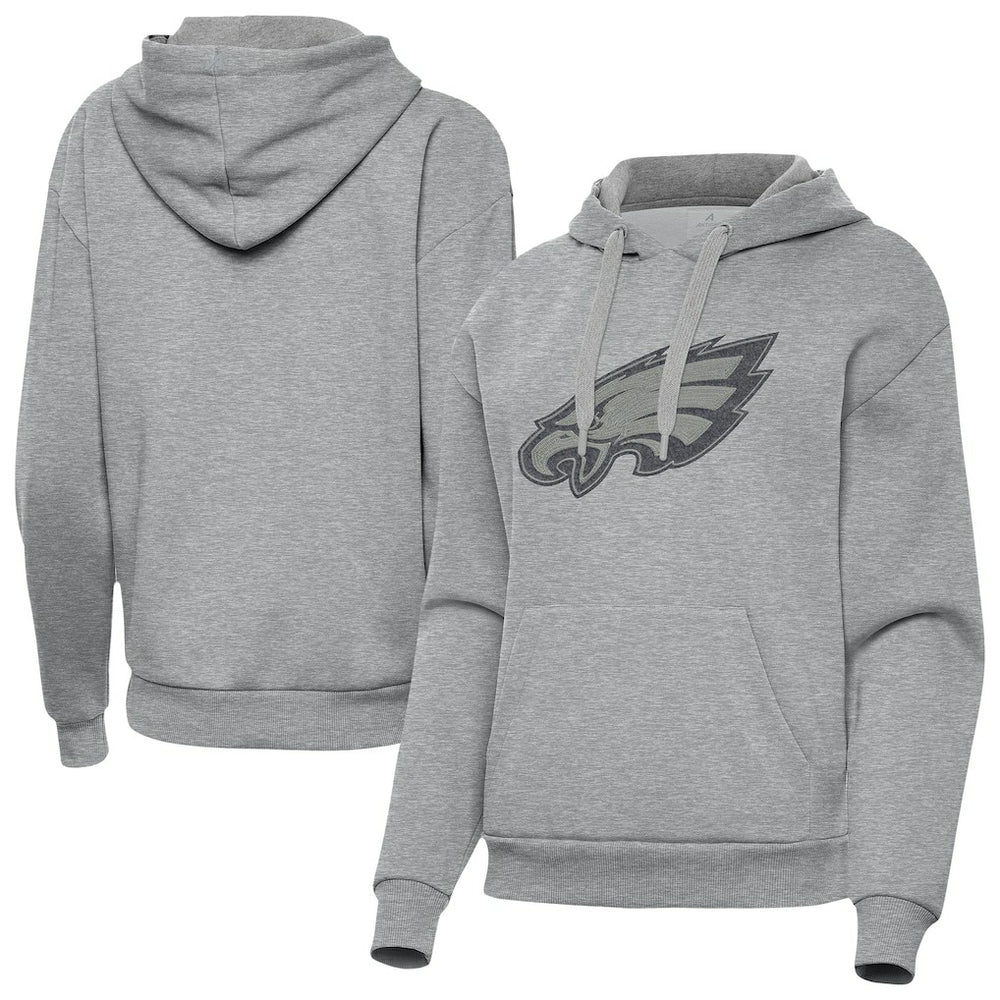 Philadelphia Eagles Antigua Women's Victory Hoodie - Heather Gray cheap