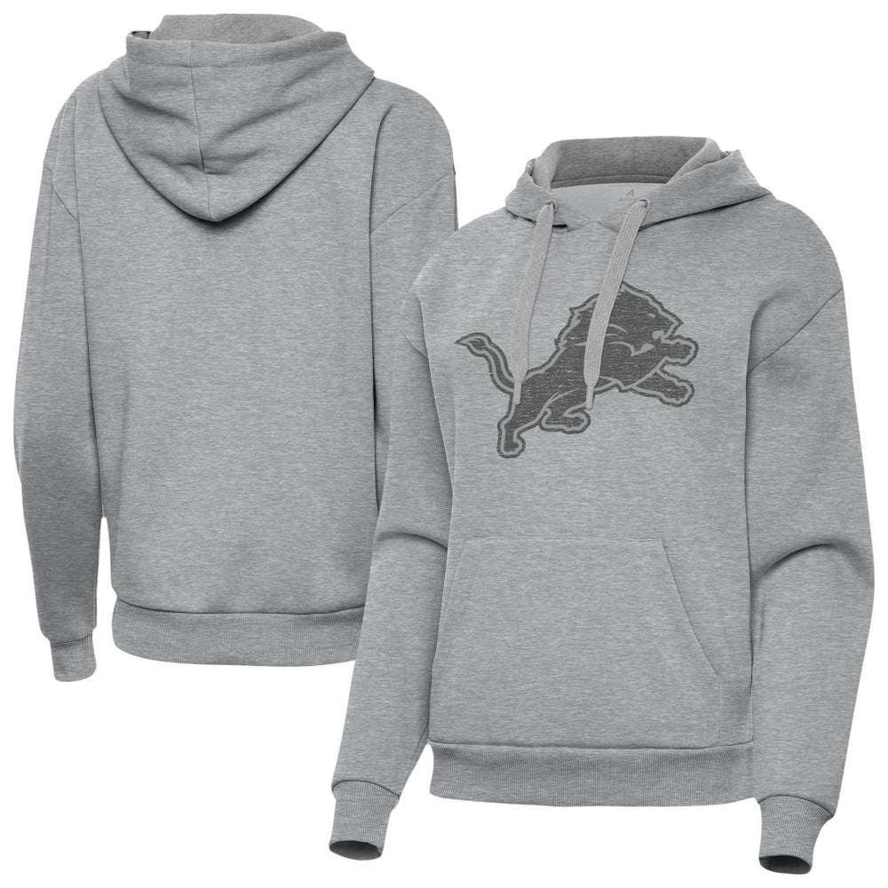 Detroit Lions Antigua Women's Victory Hoodie - Heather Gray cheap