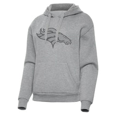 Denver Broncos Antigua Women's Victory Hoodie - Heather Gray cheap