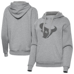 Houston Texans Antigua Women's Victory Hoodie - Heather Gray outlet