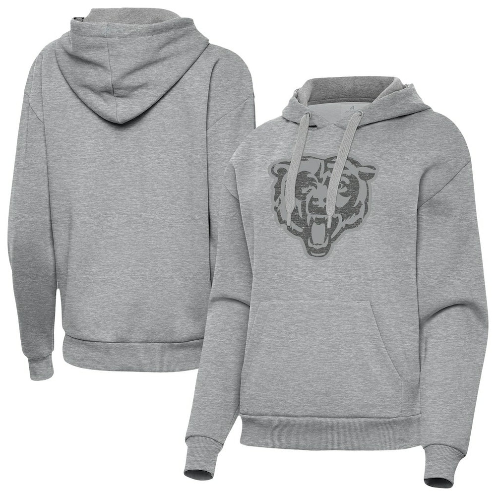 Chicago Bears Antigua Women's Victory Hoodie - Heather Gray on sale