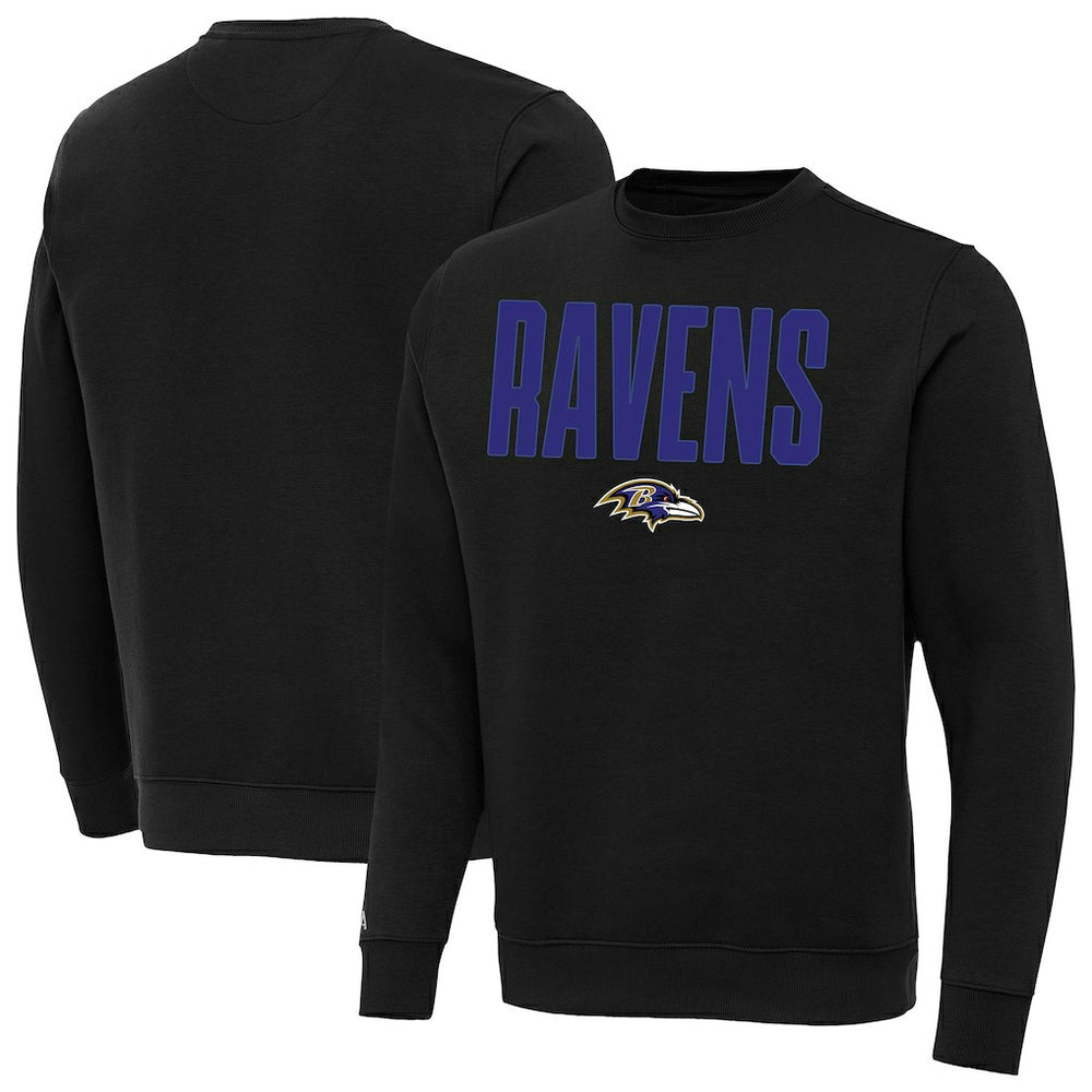 Baltimore Ravens Antigua Victory Sweatshirt - Black cheap