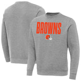 Cleveland Browns Antigua Victory Sweatshirt - Heather Gray outlet