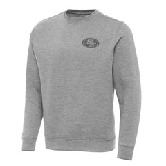 San Francisco 49ers Antigua Victory Sweatshirt - Heather Gray discount