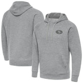 San Francisco 49ers Antigua Victory Hoodie - Heather Gray discount