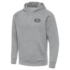 San Francisco 49ers Antigua Victory Hoodie - Heather Gray discount