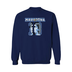 Diego Maradona Argentina National Team Vive La Fete Name & Number Sweatshirt - Navy sale