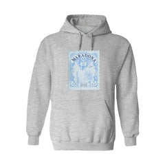 Diego Maradona Argentina National Team Vive La Fete Vintage Stamp Hoodie - Gray for sale