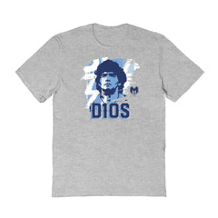Diego Maradona Argentina National Team Vive La Fete D10S T-Shirt - Gray on sale