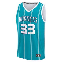 Liam McNeeley Charlotte Hornets Fast Break Replica Jersey - Teal - Icon Edition on sale