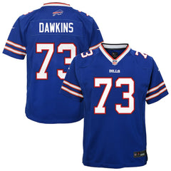 Dion Dawkins Buffalo Bills Youth Team Game Jersey - Royal cheap