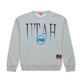 Utah Mammoth Mitchell & Ness Women's Hockey Night Sweatshirt - Heather Gray Sweatshirts