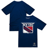 New York Rangers Mitchell & Ness Heritage T-Shirt - Navy T-shirts