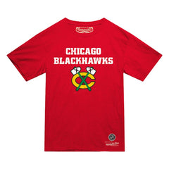 Chicago Blackhawks Mitchell & Ness Heritage T-Shirt - Red T-shirts