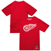 Detroit Red Wings Mitchell & Ness Heritage T-Shirt - Red T-shirts