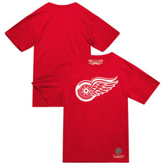 Detroit Red Wings Mitchell & Ness Heritage T-Shirt - Red T-shirts