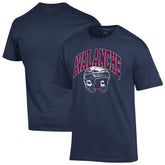 Colorado Avalanche Champion Helmet T-Shirt - Navy T-shirts