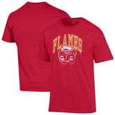 Calgary Flames Champion Helmet T-Shirt - Red T-shirts