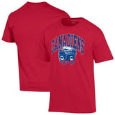 Montreal Canadiens Champion Helmet T-Shirt - Red T-shirts