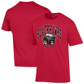 Chicago Blackhawks Champion Helmet T-Shirt - Red T-shirts
