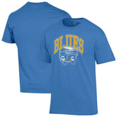 St. Louis Blues Champion Helmet T-Shirt - Blue T-shirts
