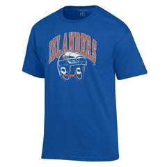 New York Islanders Champion Helmet T-Shirt - Royal T-shirts