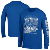 Tampa Bay Lightning Champion Long Sleeve Jersey T-Shirt - Royal T-shirts
