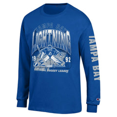 Tampa Bay Lightning Champion Long Sleeve Jersey T-Shirt - Royal T-shirts