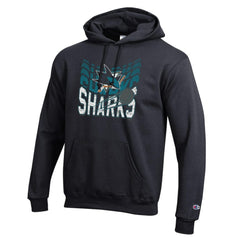 San Jose Sharks Champion Powerblend Hoodie - Black Hoodies