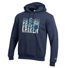 Seattle Kraken Champion Powerblend Hoodie - Navy Hoodies