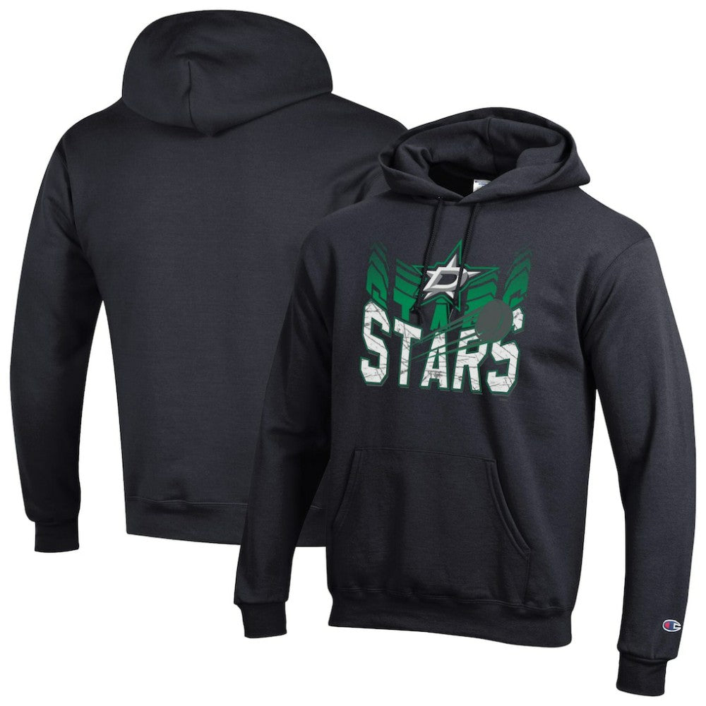 Dallas Stars Champion Powerblend Hoodie - Black Hoodies