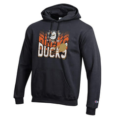 Anaheim Ducks Champion Powerblend Hoodie - Black Hoodies