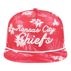 Kansas City Chiefs New Era Palm Print A-Frame 9FIFTY Snapback Hat - Red online