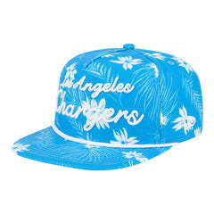 Los Angeles Chargers New Era Palm Print A-Frame 9FIFTY Snapback Hat - Powder Blue sale