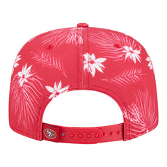 San Francisco 49ers New Era Palm Print A-Frame 9FIFTY Snapback Hat - Scarlet for sale