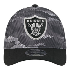 Las Vegas Raiders New Era Camo A-Frame 39THIRTY Flex Hat - Black sale