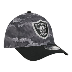 Las Vegas Raiders New Era Camo A-Frame 39THIRTY Flex Hat - Black sale