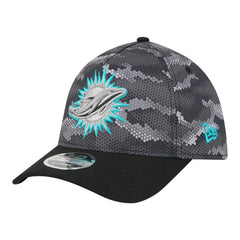 Miami Dolphins New Era Camo A-Frame 39THIRTY Flex Hat - Black outlet