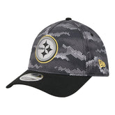 Pittsburgh Steelers New Era Camo A-Frame 39THIRTY Flex Hat - Black discount