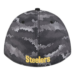 Pittsburgh Steelers New Era Camo A-Frame 39THIRTY Flex Hat - Black discount