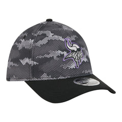 Minnesota Vikings New Era Camo A-Frame 39THIRTY Flex Hat - Black outlet