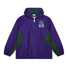 Milwaukee Bucks Playmaker Full-Zip Hooded Windbreaker Jacket - Purple discount