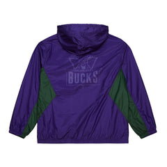 Milwaukee Bucks Playmaker Full-Zip Hooded Windbreaker Jacket - Purple discount