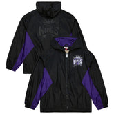 Sacramento Kings Playmaker Full-Zip Hooded Windbreaker Jacket - Black discount