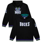 Milwaukee Bucks Unisex Vintage Heavyweight Hoodie - Black cheap