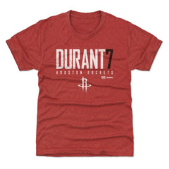 Kevin Durant Houston Rockets 500 Level Youth Elite Name & Number T-Shirt - Red on sale