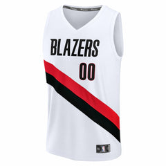 Portland Trail Blazers Fast Break Replica Custom Jersey - Association Edition - White for sale
