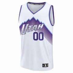 Utah Jazz Fast Break Replica Custom Jersey - White - Association Edition on sale