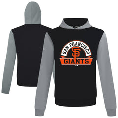 San Francisco Giants Levelwear Throwback Ultimate Banner Arch Hoodie Black