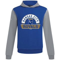 Kansas City Royals Levelwear Throwback Ultimate Banner Arch Hoodie Royal